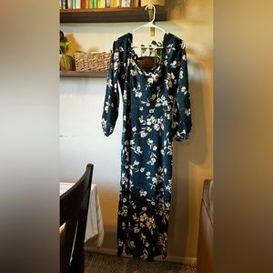 Lush long sleeve midi dress